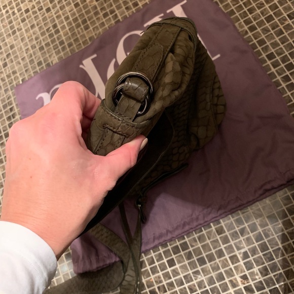 KOOBA green suede cross body hand bag - Picture 4 of 6